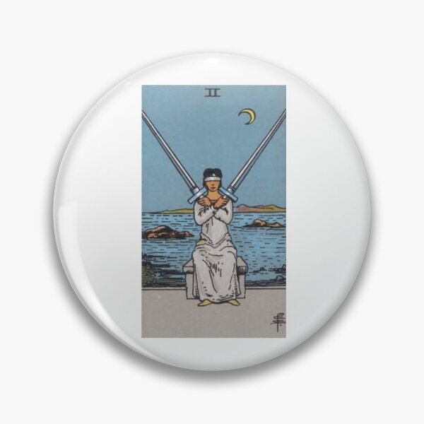Item preview, Rider-Waite Tarot, Two of Swords designed and sold by kushynight.