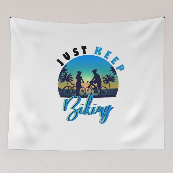 Item preview, just keep biking designed and sold by PRINTED ..