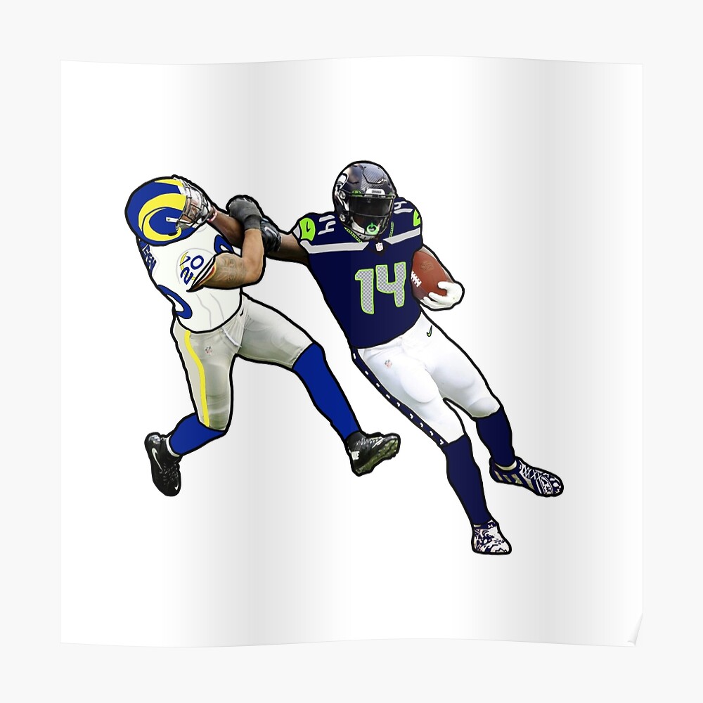 DK Metcalf Sticker for Sale by Sfrieszell1