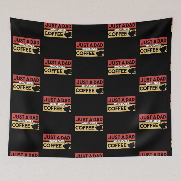 Item preview, Just A Dad Who Loves Coffee - Coffee Gift For Dad designed and sold by MrElgo.