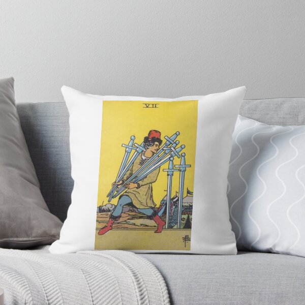Item preview, Rider-Waite Tarot, Seven of Swords designed and sold by kushynight.