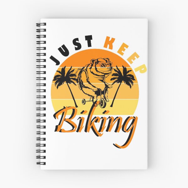 Item preview, just keep biking designed and sold by PRINTED ..