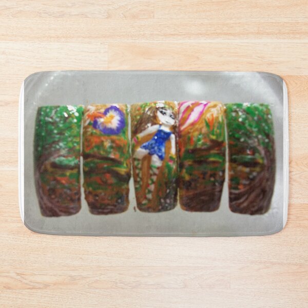 Item preview, Forest little princess on artificial nails. designed and sold by Lan thi Nguyen.