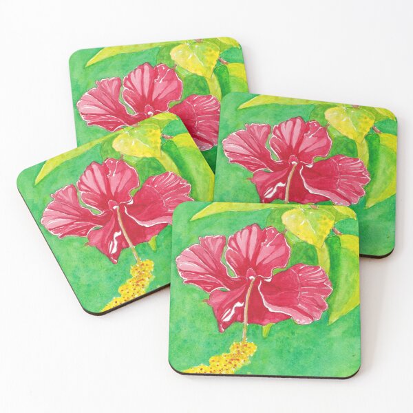 Artikelvorschau, Roter Hibiskus entworfen und verkauft von Dwayne Hamilton.