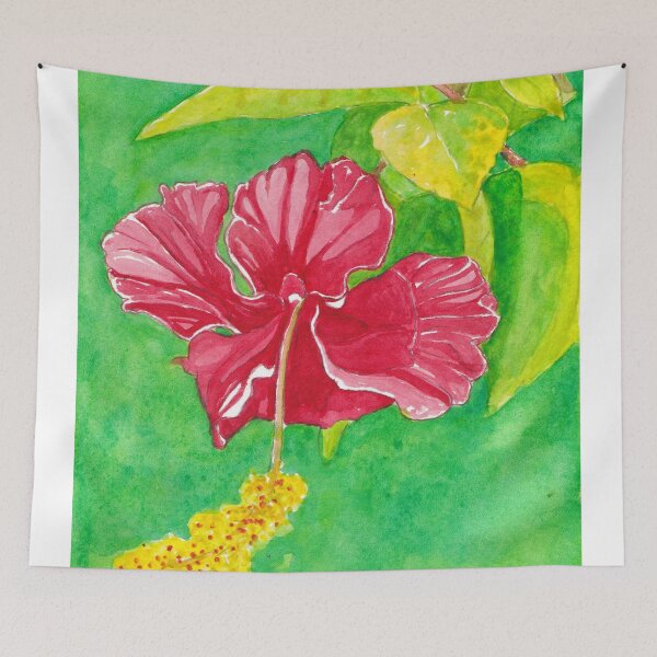 Item preview, Red Hibiscus designed and sold by Dwayne Hamilton.