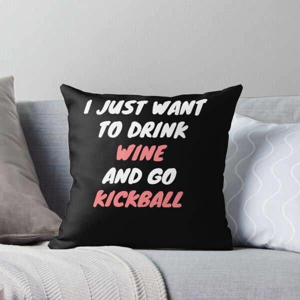Item preview, Wine and kickball designed and sold by SnowballStep.