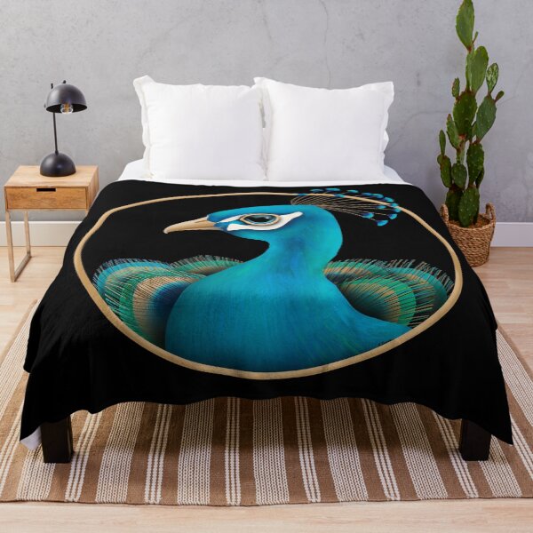 Item preview, Regal Peacock in Gold Circle designed and sold by Karin Taylor.