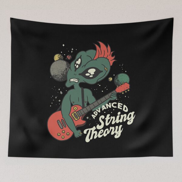 Item preview, Alien Guitar Nerd UFO Punk String Theory designed and sold by Ofca.