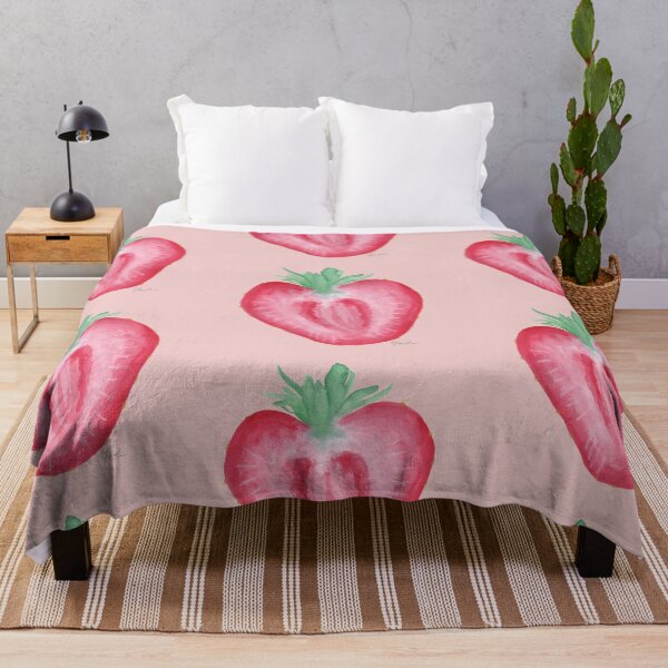 Item preview, Watercolor Strawberry Painting designed and sold by PineappleMorgan.