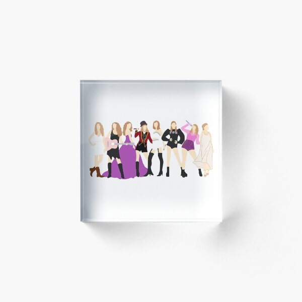 Taylor Swift Eras Acrylic Block