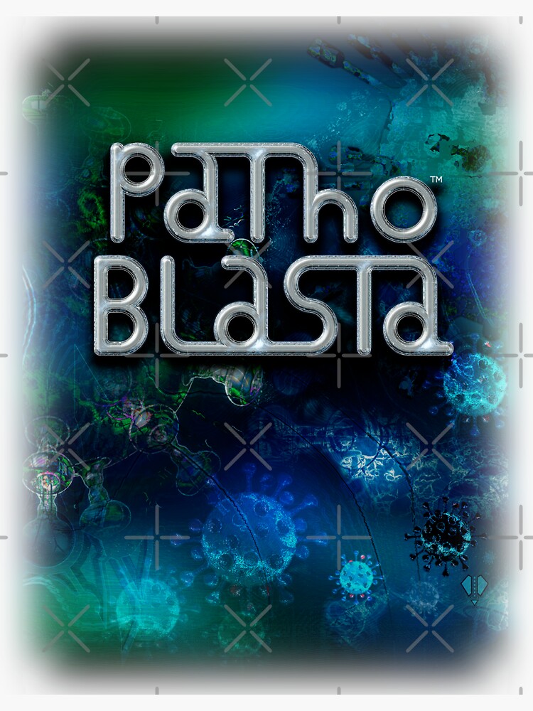 Thumbnail 3 of 3, Sticker, PathoBlasta Start Screen designed and sold by PathoBlasta.