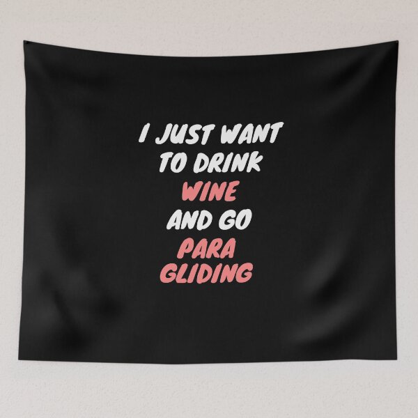Item preview, Wine and para gliding designed and sold by SnowballStep.