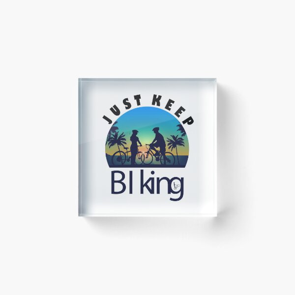 Item preview, just keep biking designed and sold by PRINTED ..
