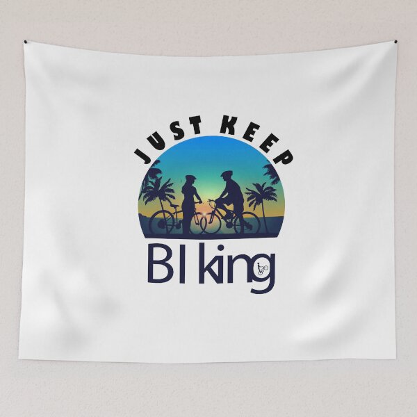Item preview, just keep biking designed and sold by PRINTED ..