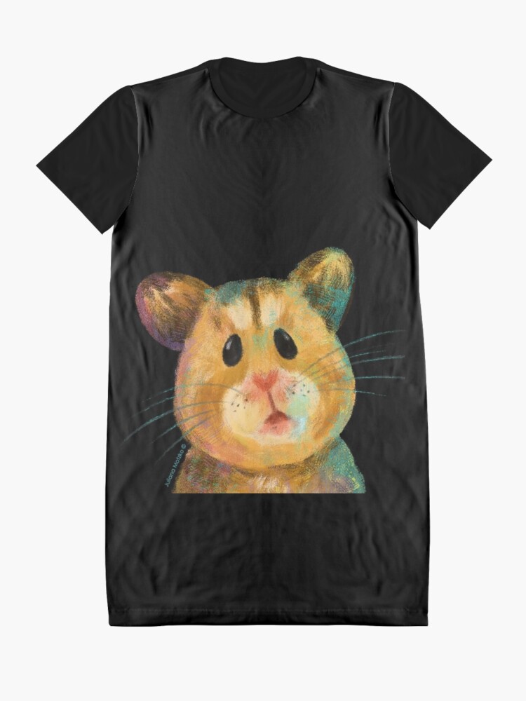 Alternate view of Hamster Graphic T-Shirt Dress