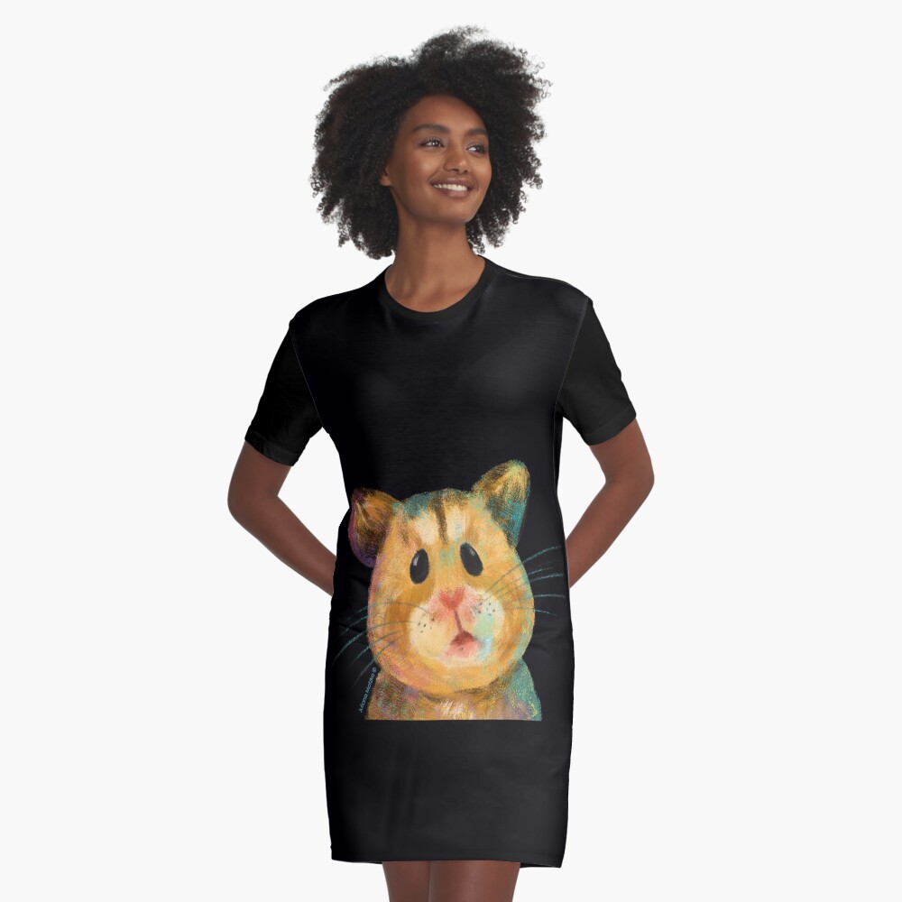 Hamster Graphic T-Shirt Dress
