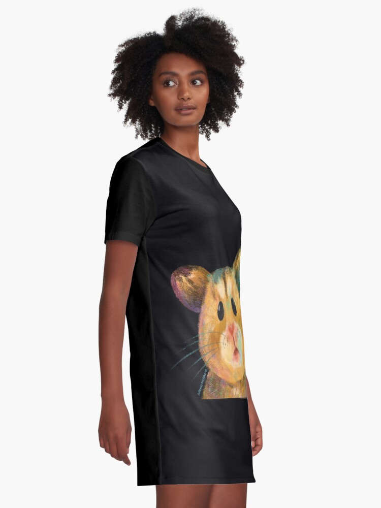 Alternate view of Hamster Graphic T-Shirt Dress