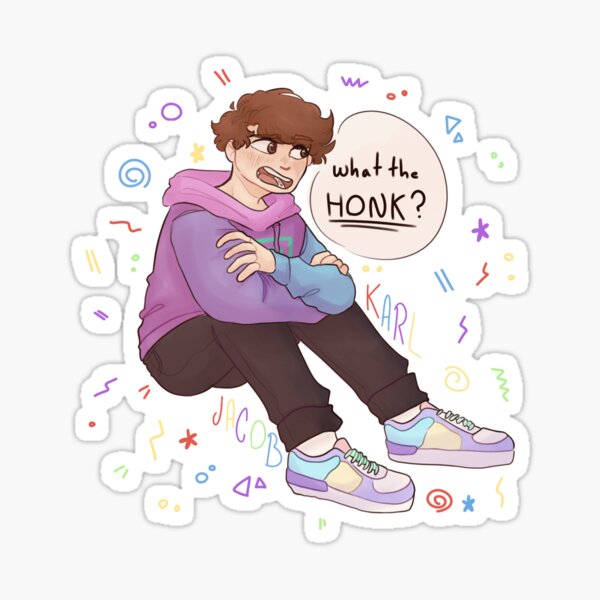 Karl Jacobs Sticker By Astheticdisease Redbubble