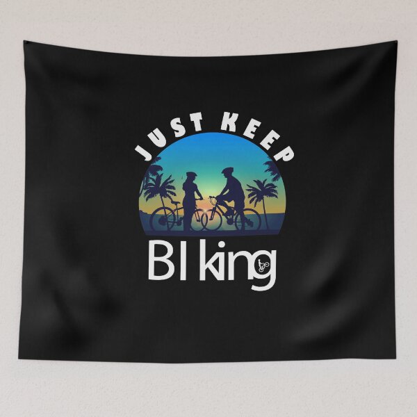 Item preview, just keep biking designed and sold by PRINTED ..