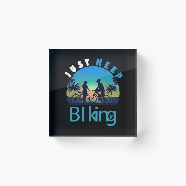 Item preview, just keep biking designed and sold by PRINTED ..