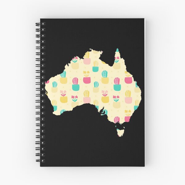 Item preview, Australia Cactus Flowers Map designed and sold by yacine12353.
