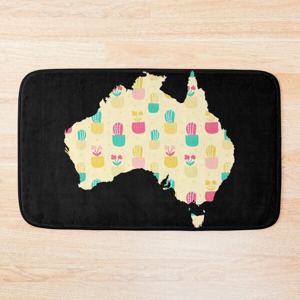 Item preview, Australia Cactus Flowers Map designed and sold by yacine12353.