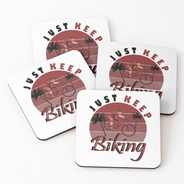Item preview, just keep biking designed and sold by PRINTED ..