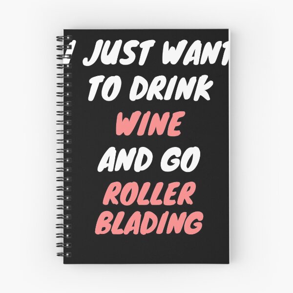 Item preview, Wine and roller blading designed and sold by SnowballStep.