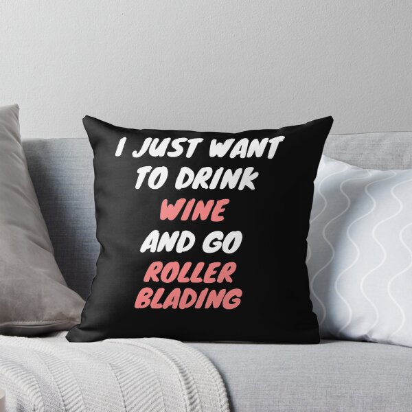 Item preview, Wine and roller blading designed and sold by SnowballStep.