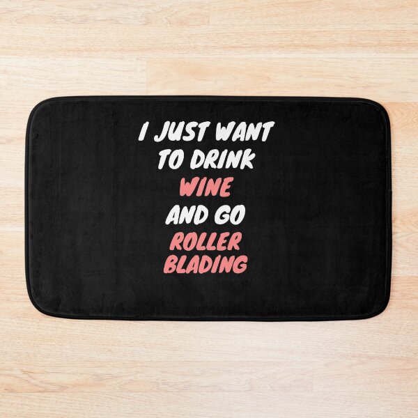 Item preview, Wine and roller blading designed and sold by SnowballStep.