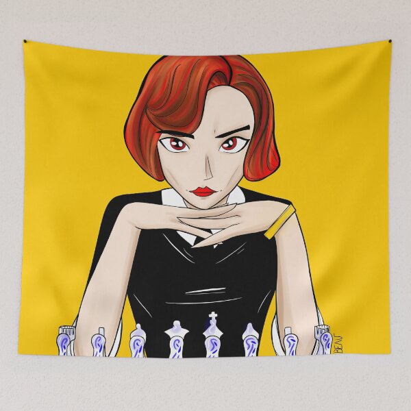 Item preview, lady chess Beth Harmon the Queen's gambit designed and sold by jorgelebeau.