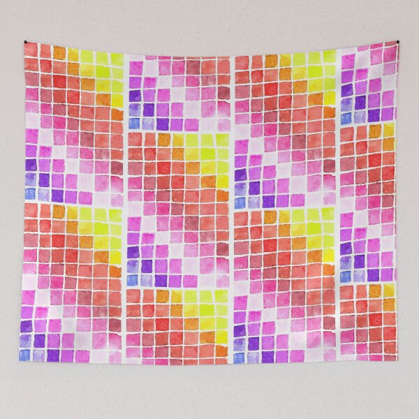 Item preview, Rainbow Cube Gradient Pattern designed and sold by WillowTee.