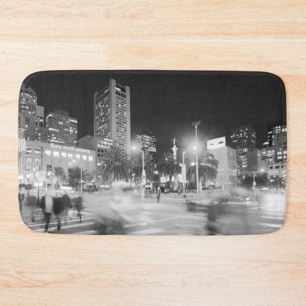 Item preview, Union Square San Franciso Black and White Street Photo designed and sold by mariagram17.