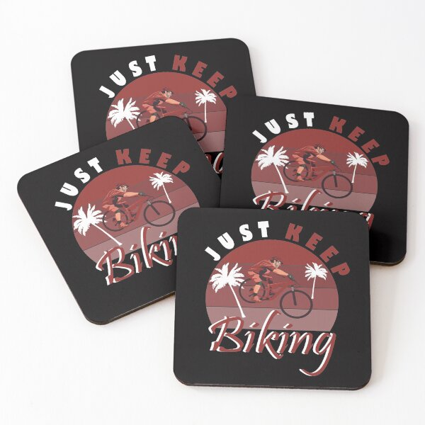 Item preview, just keep biking designed and sold by PRINTED ..