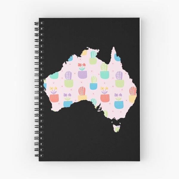 Item preview, Australia Cactus Flowers Map designed and sold by yacine12353.