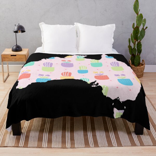 Item preview, Australia Cactus Flowers Map designed and sold by yacine12353.