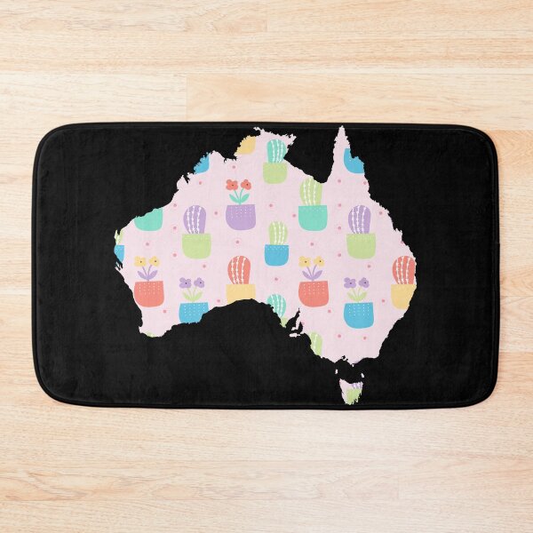 Item preview, Australia Cactus Flowers Map designed and sold by yacine12353.