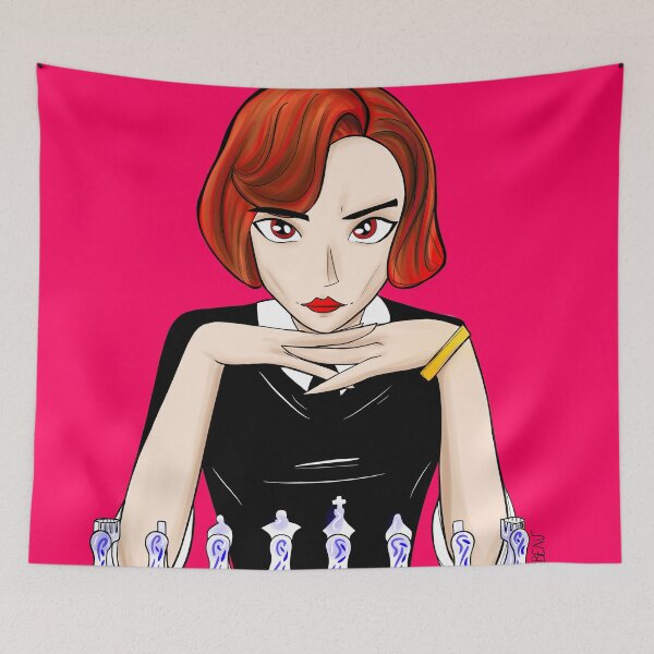 Item preview, ginger lady chess Beth Harmon the Queen's gambit designed and sold by jorgelebeau.