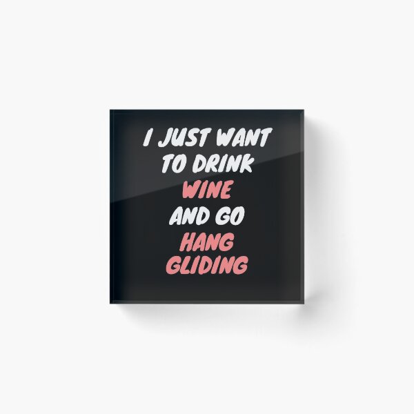 Item preview, Wine and hang gliding designed and sold by SnowballStep.
