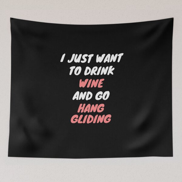 Item preview, Wine and hang gliding designed and sold by SnowballStep.