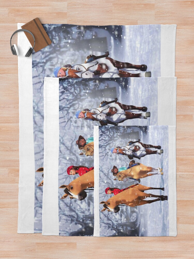 "Spirit riding free design" Throw Blanket for Sale by TomSearle02