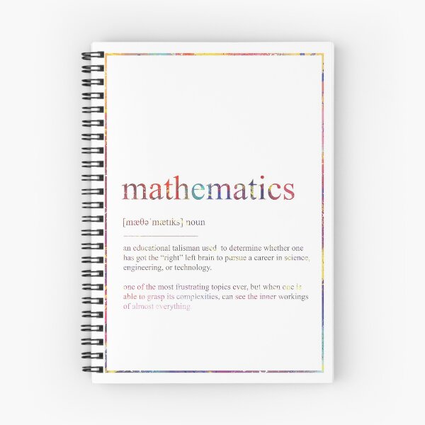 Item preview, MATHEMATICS 392 Watercolor Map Yoga Quote Definiti designed and sold by vividpixelusa.