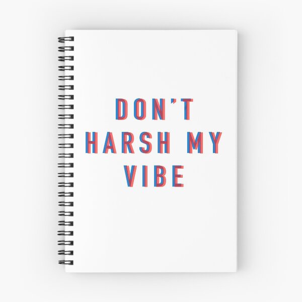 Item preview, Don’t Harsh My Vibe Retro 3D designed and sold by lovelysarahm.