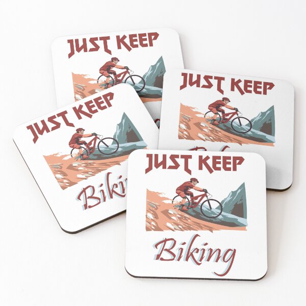 Item preview, just keep biking designed and sold by PRINTED ..
