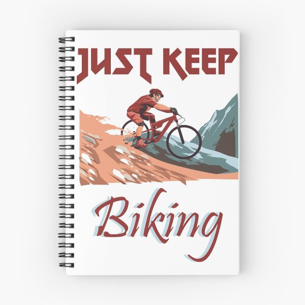 Item preview, just keep biking designed and sold by PRINTED ..