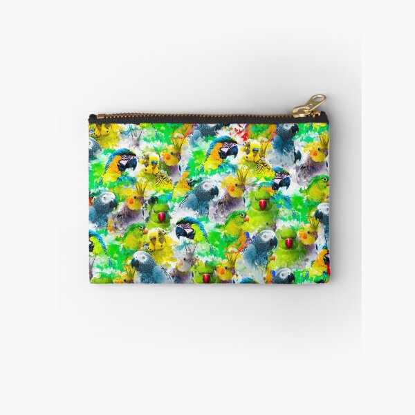 Item preview, Exotic Colorful Parrots Pattern designed and sold by Alienphysique.