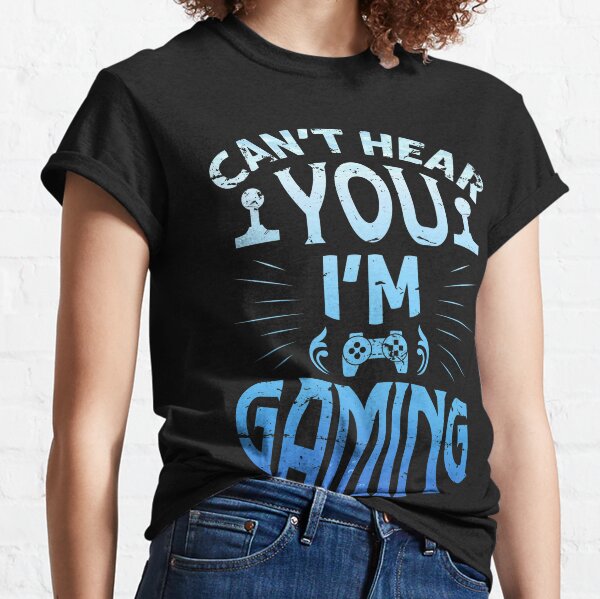 Can't Hear You I'm Gaming Roblox Noob Shirt