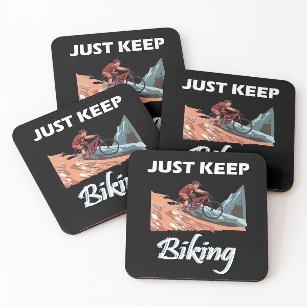 Item preview, just keep biking designed and sold by PRINTED ..