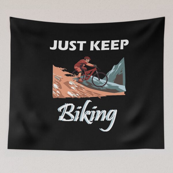 Item preview, just keep biking designed and sold by PRINTED ..
