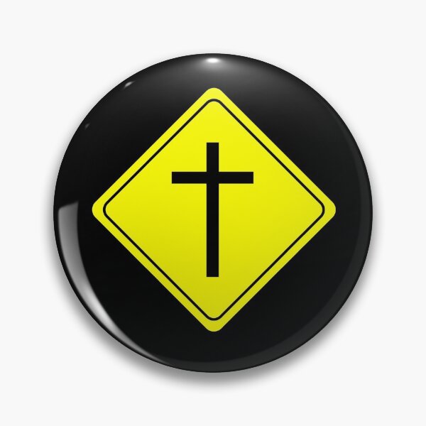 Item preview, Cross crossing sign designed and sold by NewCastleDesign.